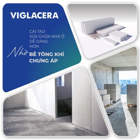 LỢI ÍCH KHI SỬ DỤNG BÊ TÔNG KHÍ CHƯNG ÁP TRONG VIỆC CẢI TẠO, SỬA CHỮA NHÀ CỬA