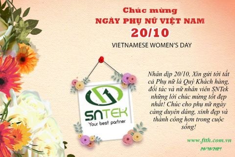 CHÚC MỪNG NGÀY PHỤ NỮ VIỆT NAM (20/10/2021)