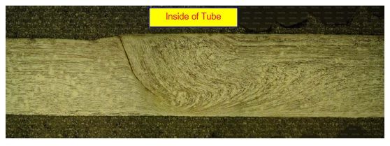Inside of tube
