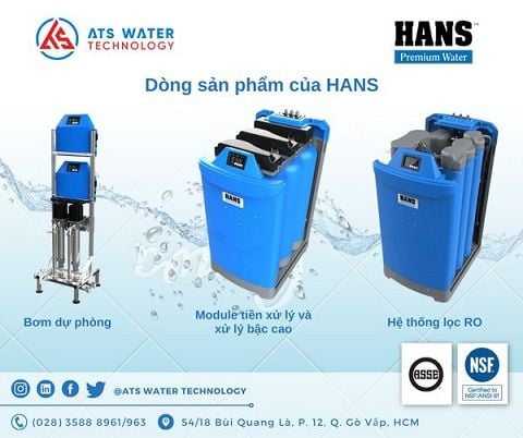 HANS™ Premium Water: Giải pháp lọc tổng hiệu quả cho tòa nhà, khách sạn, biệt thự,..