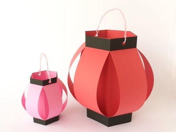 Phụ kiện handmade từ giấy , món đồ handmade đơn giản, lồng đèn giấy từ handmade