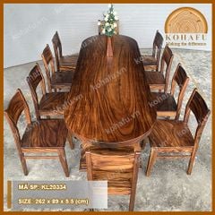 OVAL WESTERN WOOD TABLE TABLE - CLASSIC STYLE BUT MODERN