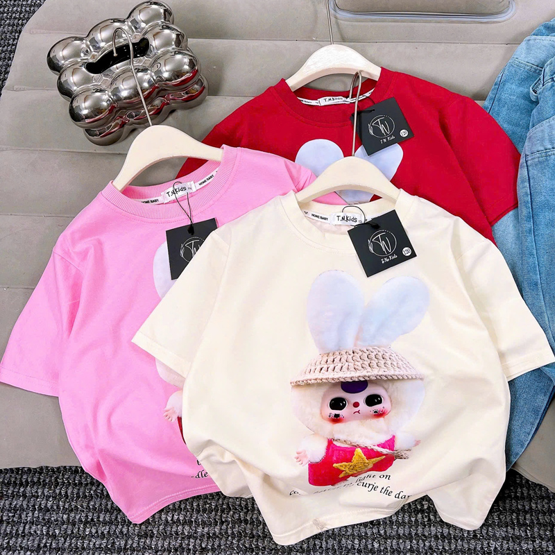 bộ jean dài bé gái Baby Three