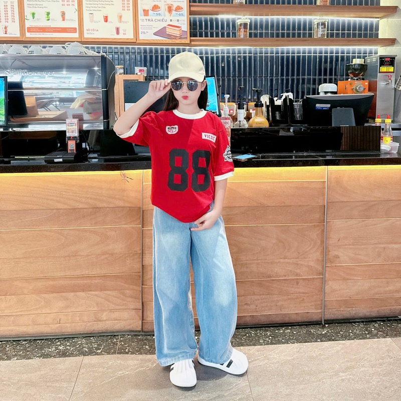 bộ jean dài bé gái số 88