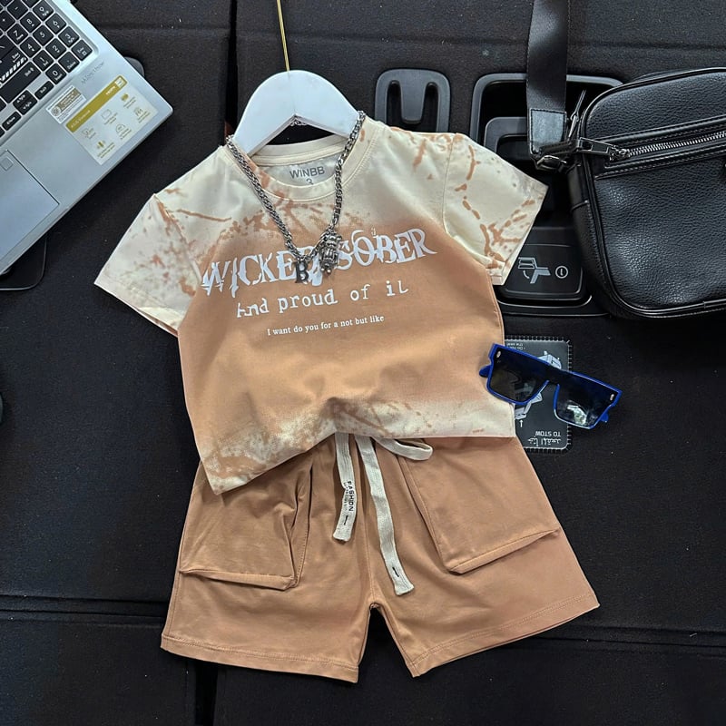 bộ thun loang túi hộp bé trai wicked