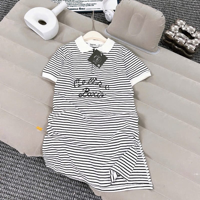 đầm bé gái sọc cổ celine