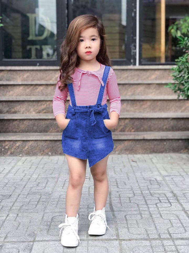 Quần yếm jean cho bé trai bé gái 18-40kg – DoChoBeYeu.com