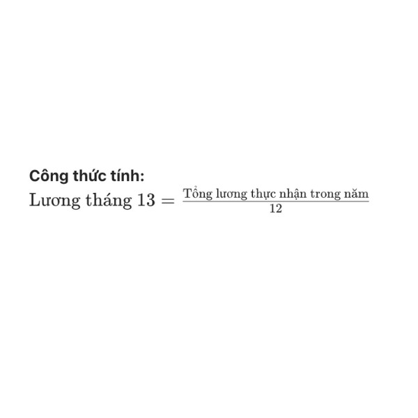 Cách Tính Lương Tháng 13: Hướng Dẫn Chi Tiết