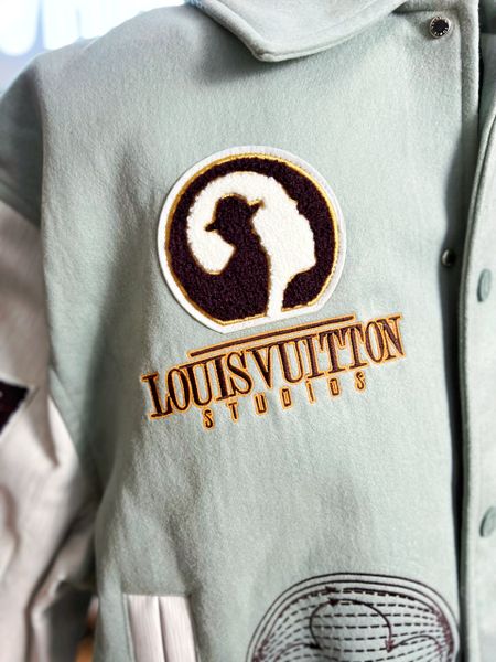 Áo Luis Vuitton Varsity Leather Blouson LV