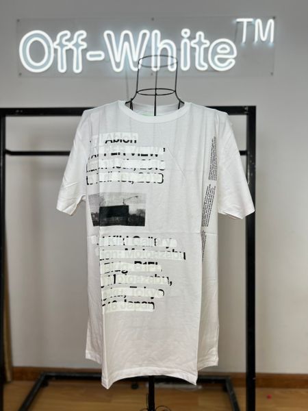 Áo Off White Banner Tokyo x Champion T-shirt