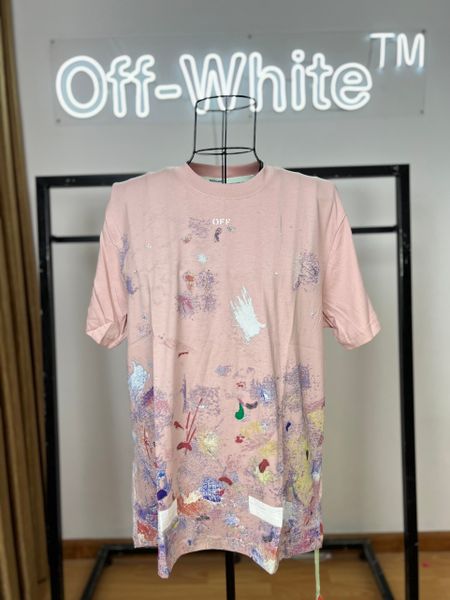 Áo Off White Galaxy Pink Hồng T-shirt