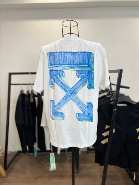 Áo Off White Marker Blue White T-Shirt (new)