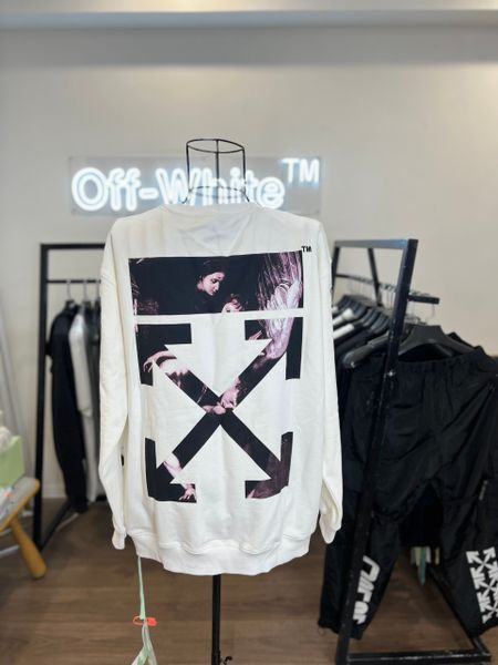 Áo Off White Sweater Caravaggio Angel Arrows