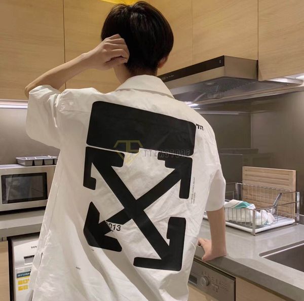 Áo Off White Tech Marker Holiday Short Sleeve Shirt