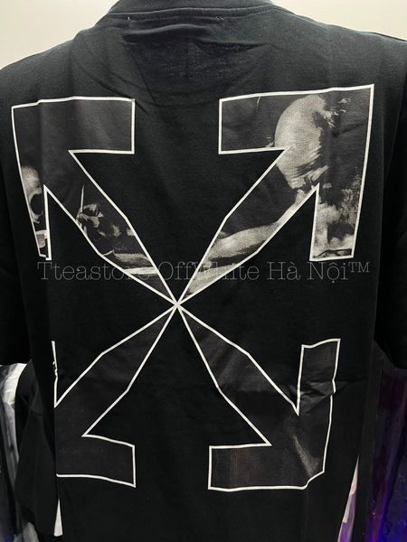 Áo Offwhite Caravaggio Arrows Black T-shirt ss22