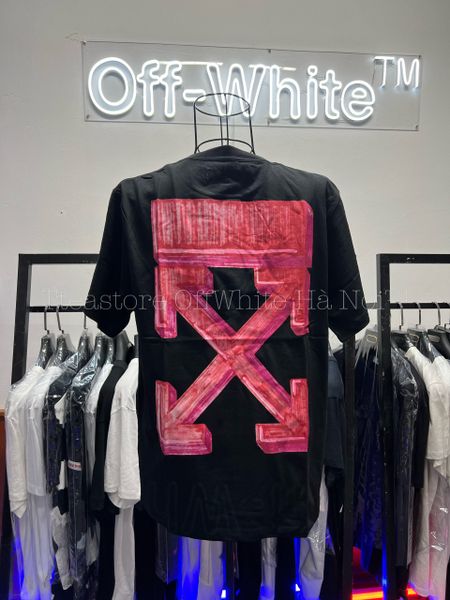 Áo Offwhite Marker T-shirt ss20 Black Red Đỏ