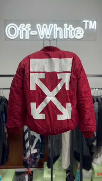 Áo Bomber Off White Red like auth best