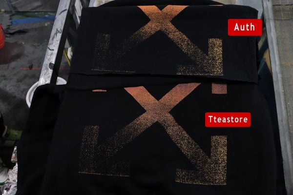So sánh Off White Gradient Authentic vs Best Quality
