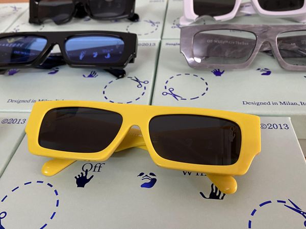 Kính Off White Manchester rectangle-frame sunglasses