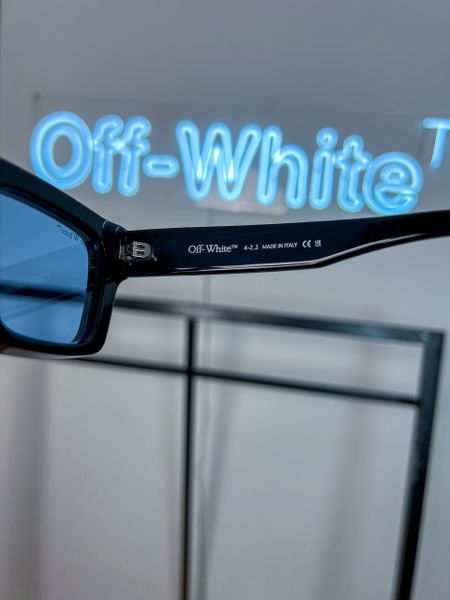 Kính Off White Virgil Square Frame Sunglasses Mắt Xanh