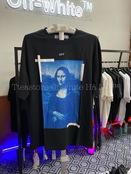 Áo Off White Mona Lisa print T-shirt ss21