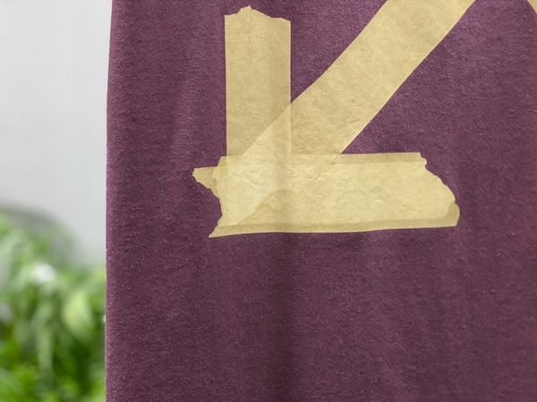 Tteastore Off white Purple Tape Arrows T-Shirt best quality