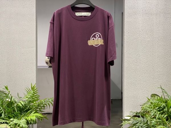 Tteastore Off white Purple Tape Arrows T-Shirt best quality