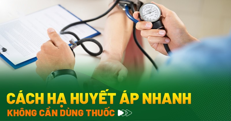 Các cách kiểm soát để huyết áp bình thường mà không cần dùng thuốc