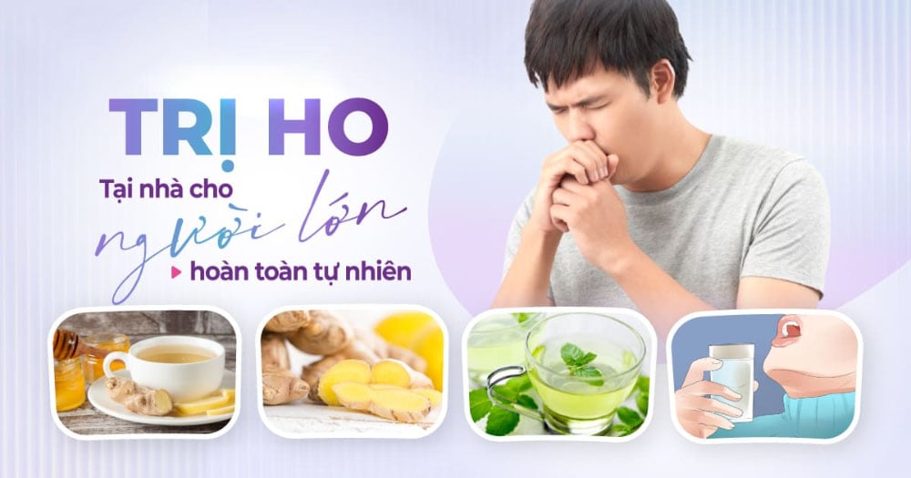 Cách trị ho tại nhà cho người lớn tuổi an toàn, hiệu quả cao
