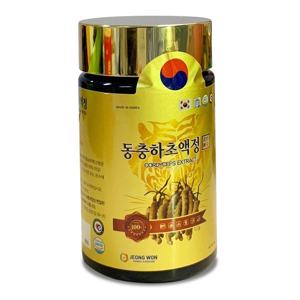 Cao Đông Trùng Hạ Thảo Jeong Won Cordyceps Extract For Tea (240gr x 2 lọ)