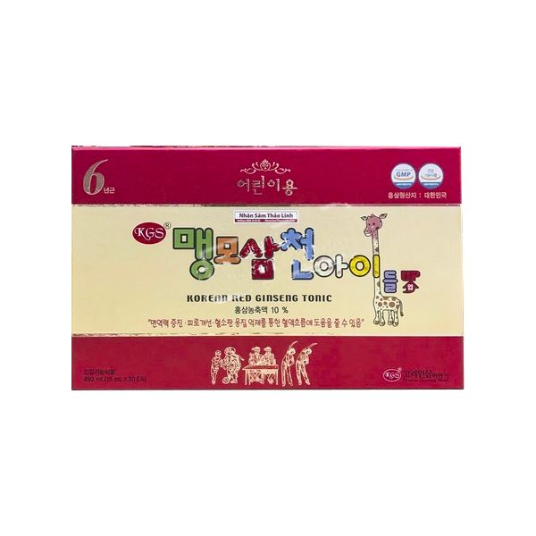Nước Hồng Sâm Baby Hươu Cao Cổ KGC Korean Red Ginseng Tonic (15ml x 30 gói)