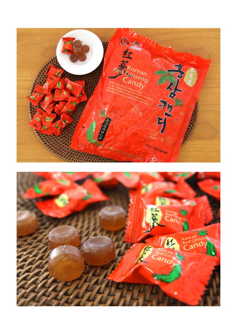 Kẹo Hồng Sâm Daedong Korean Red Ginseng Candy Hàn Quốc 250gr