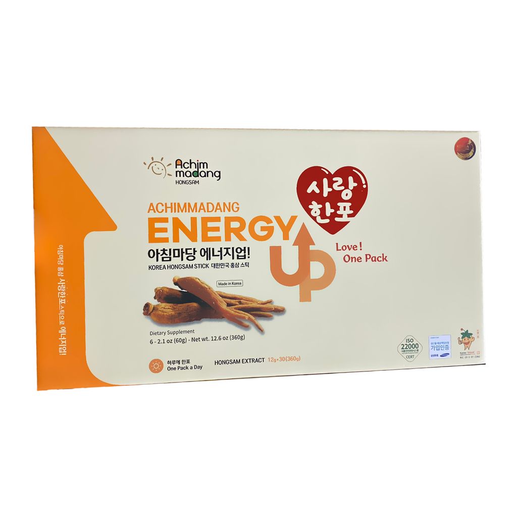 Nước Hồng Sâm Achimmadang Energy UP Hàn Quốc (30 gói x 12ml)