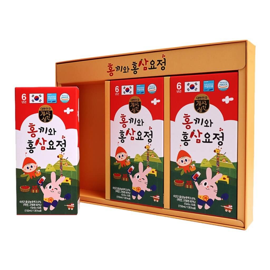 Nước Hồng Sâm Baby HongKi Cao Cấp Từ Hàn Quốc (15ml x 30 gói)
