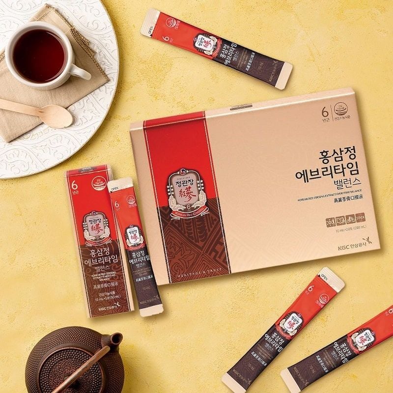 Nước Hồng Sâm KGC Korean Red Ginseng Extract Everytime (30 gói x 10ml)