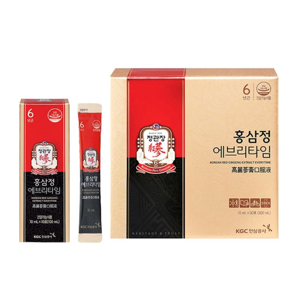 Nước Hồng Sâm KGC Korean Red Ginseng Extract Everytime (30 gói x 10ml)