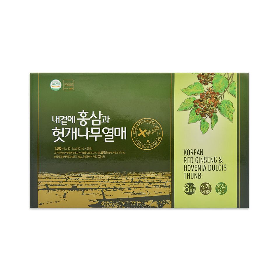 Nước Hồng Sâm Bổ Gan Daedong Korea Red Ginseng & Oriental Raisin Tree (50ml x 30 gói)