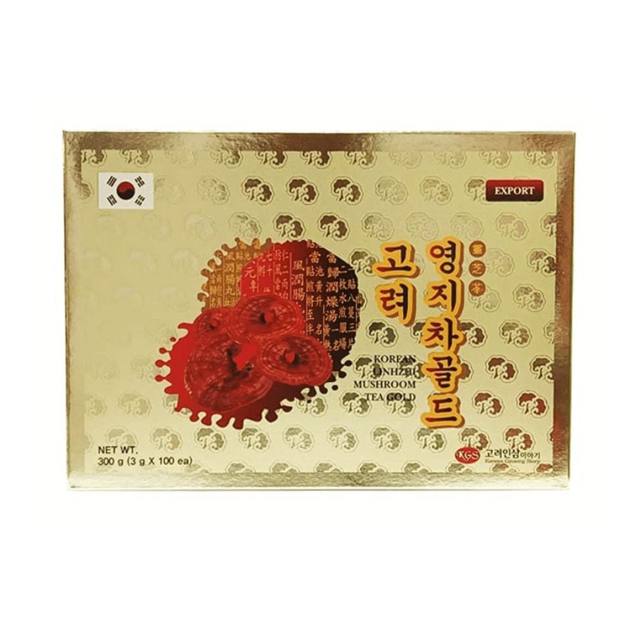 Trà Linh Chi Hàn Quốc KGS Korean Lingzhi Mushroom Tea Gold (3gr x 100 ...