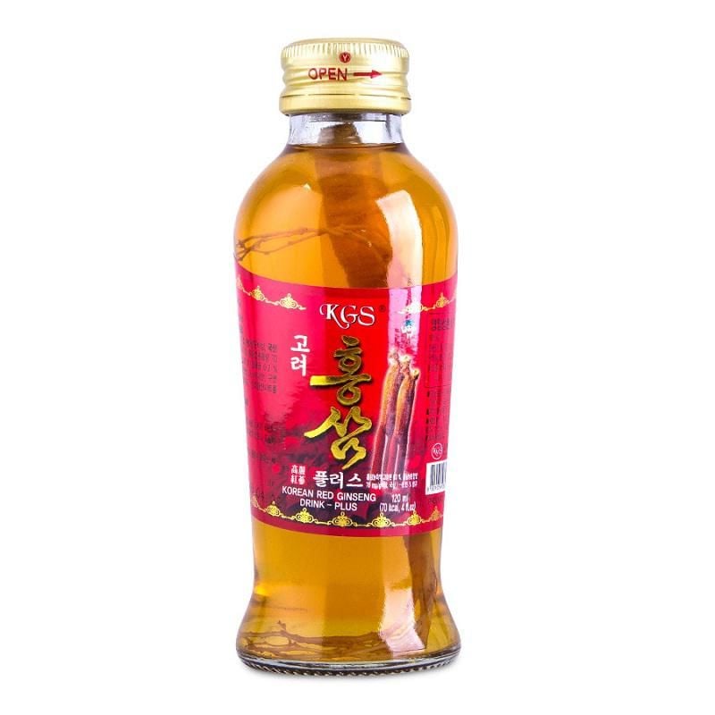 Nước Hồng Sâm Có Củ KGS Korean Red Ginseng Story Plus (120ml x 10 chai)