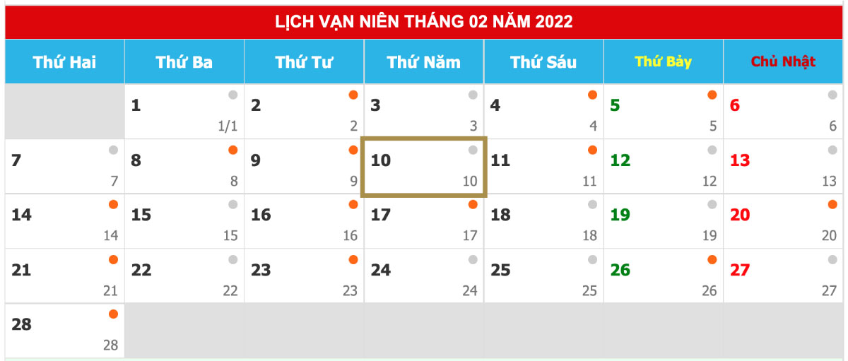 ngày vía thần tài năm 2022