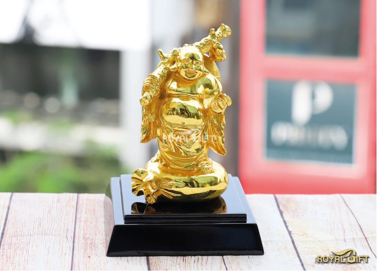 tượng Phật Di Lặc mạ vàng