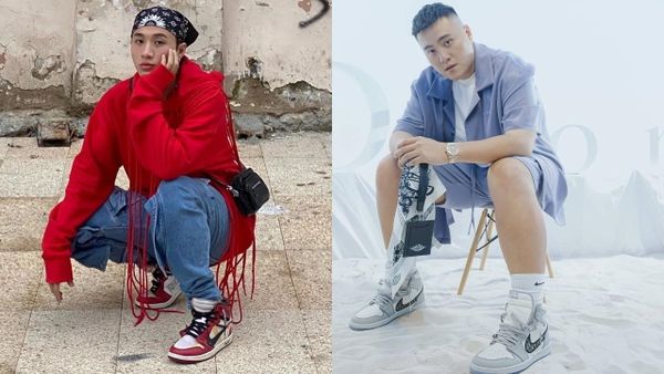 Kết hợp áo hoodie mỏng với quần jeans sáng màu và Jordan 1 high là một outfit tuyệt vời dành cho các bạn trẻ.