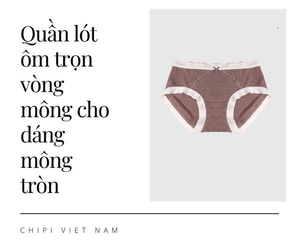 Chọn quần lót theo dáng mông 2