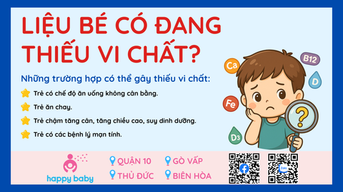 ❓❓LIỆU BÉ CÓ ĐANG THIẾU VI CHẤT❓❓