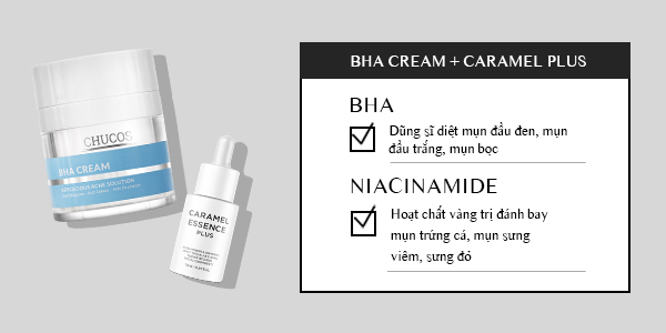 Niacinamide và BHA - Sự kết hợp hoàn hảo trong điều trị mụn, phục hồi da