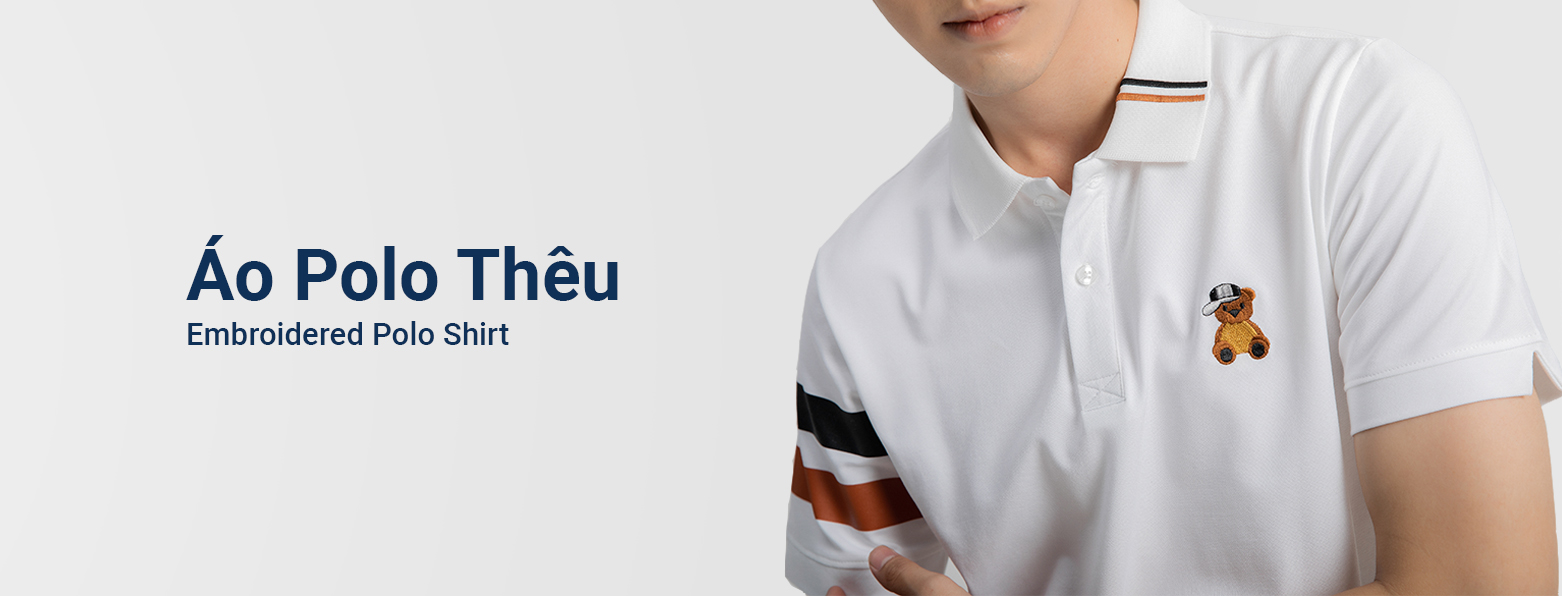 Áo Polo Thêu