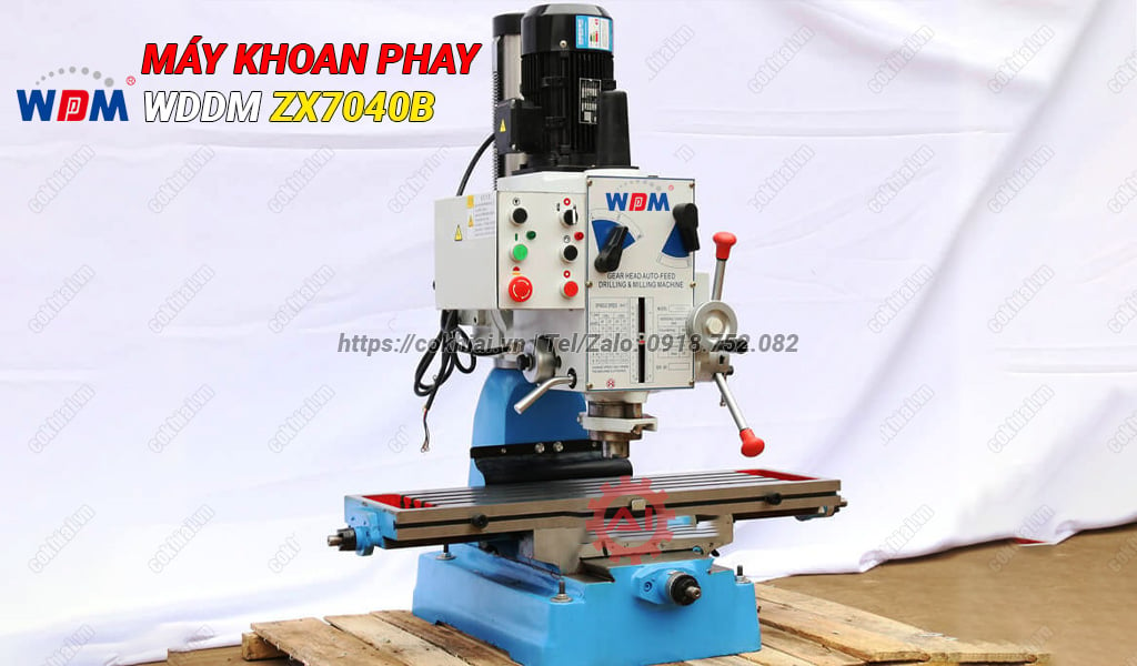 Ảnh chụp thực tế máy khoan phay ZX7040B