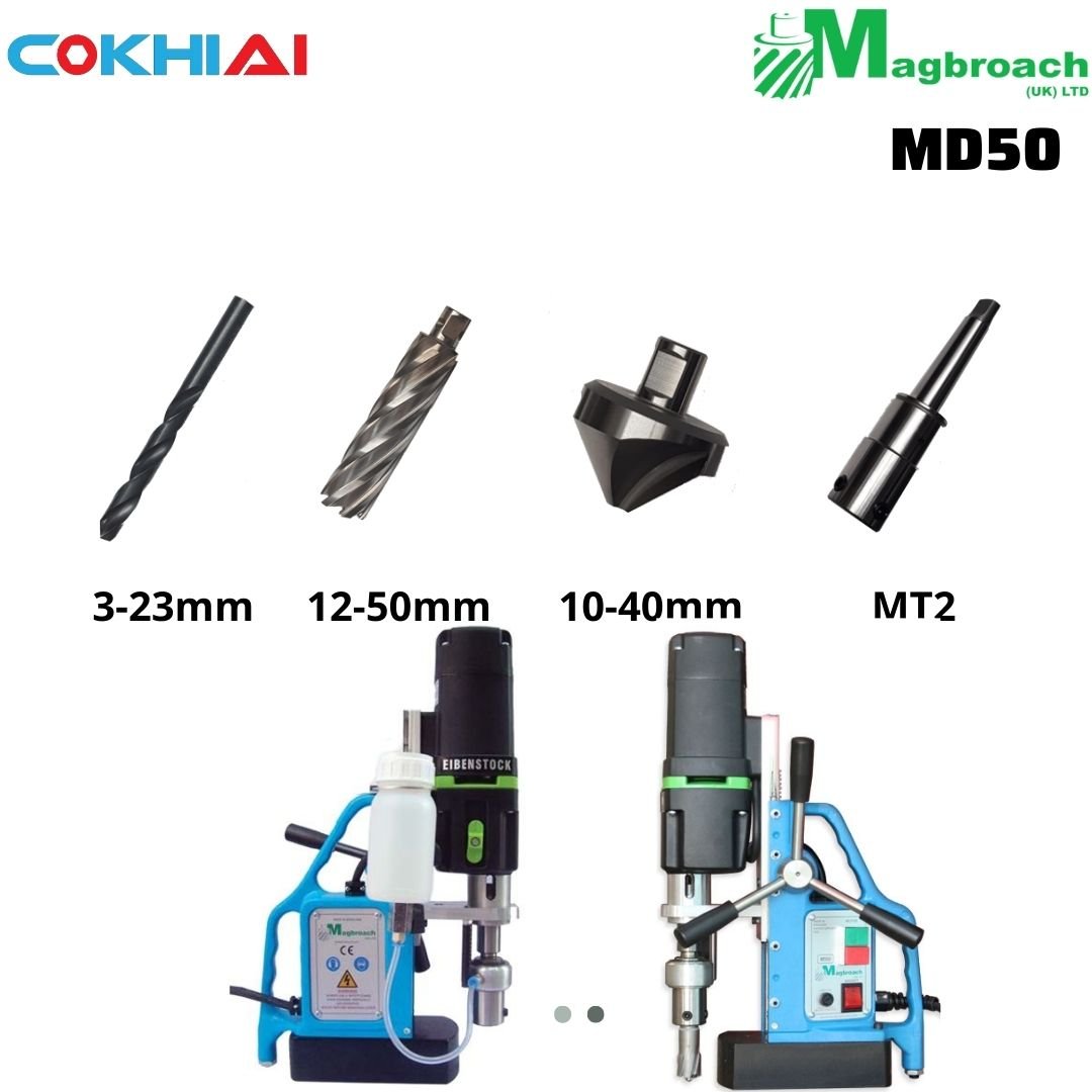 Cấu tạo máy khoan từ Magbroach MD50