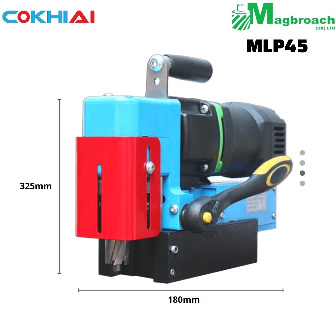 Kích thước máy khoan từ mini Magbroach MLP45