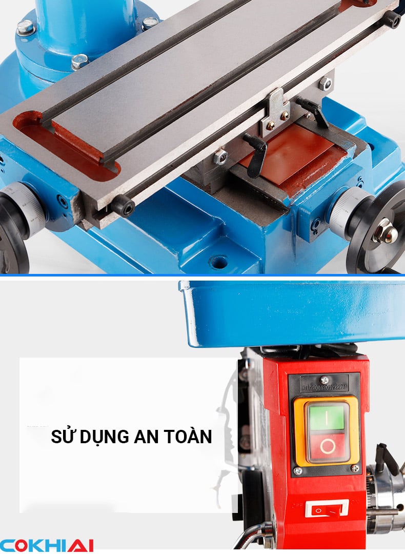 Sử dụng máy khoan phay ZX7016